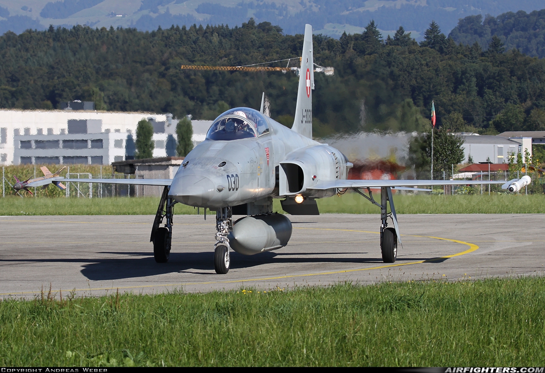 Switzerland - Air Force Northrop F-5E Tiger II J-3030 at Emmen (EML / LSME), Switzerland