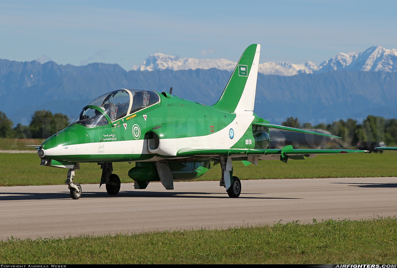 Saudi Arabia - Air Force British Aerospace Hawk Mk.65 8806 at Rivolto (LIPI), Italy