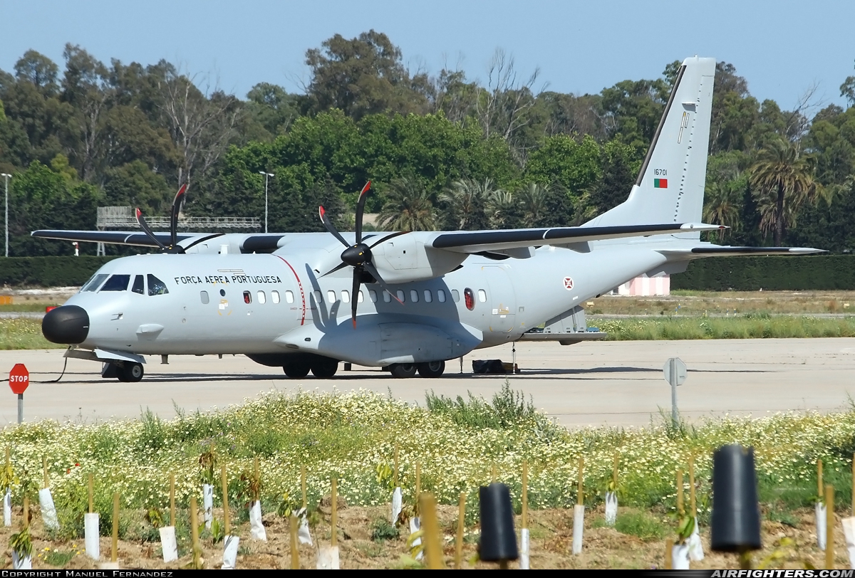 Portugal - Air Force CASA C-295M 16701 at Malaga (AGP / LEMG), Spain
