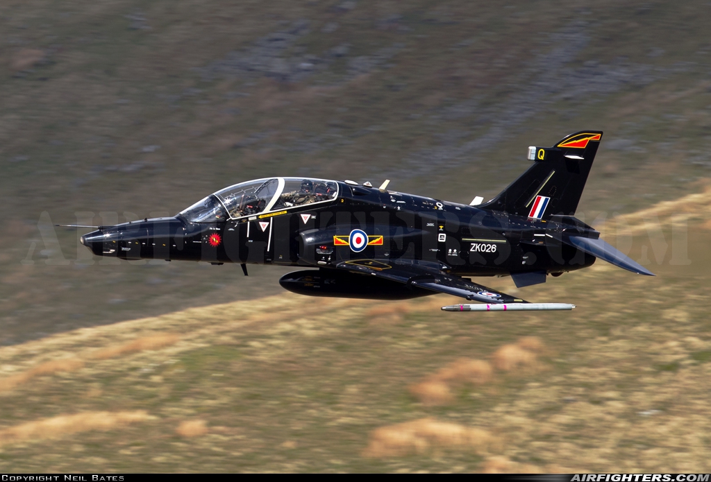 UK - Air Force BAE Systems Hawk T.2 ZK026 at Off-Airport - Machynlleth Loop Area, UK