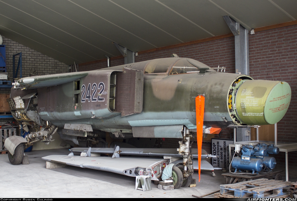 Czechoslovakia - Air Force Mikoyan-Gurevich MiG-23ML 2422 at Off-Airport - Baarlo, Netherlands