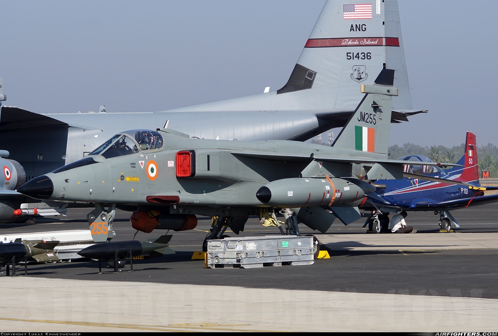 India - Air Force Sepecat Jaguar IM JM255 at Yelahanka (VOYK), India