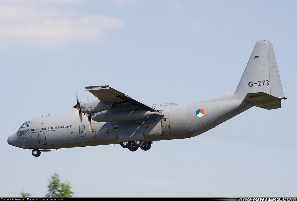 Netherlands - Air Force Lockheed C-130H-30 Hercules (L-382) G-273 at Eindhoven (- Welschap) (EIN / EHEH), Netherlands