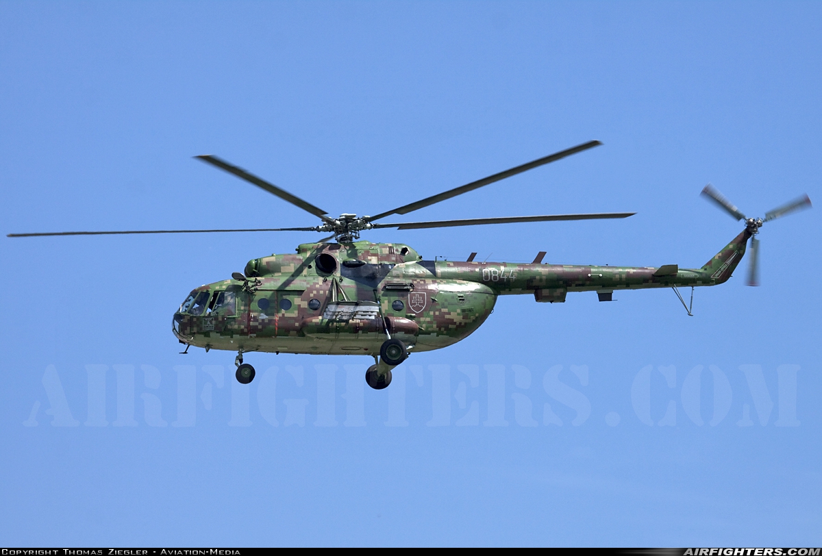 Slovakia - Air Force Mil Mi-17 0844 at Piestany (PZY / LZPP), Slovakia