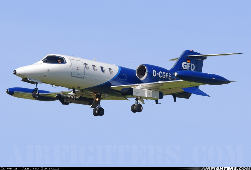 Company Owned - GFD Learjet UC-36A D-CGFE at Albacete (- Los Llanos) (LEAB), Spain