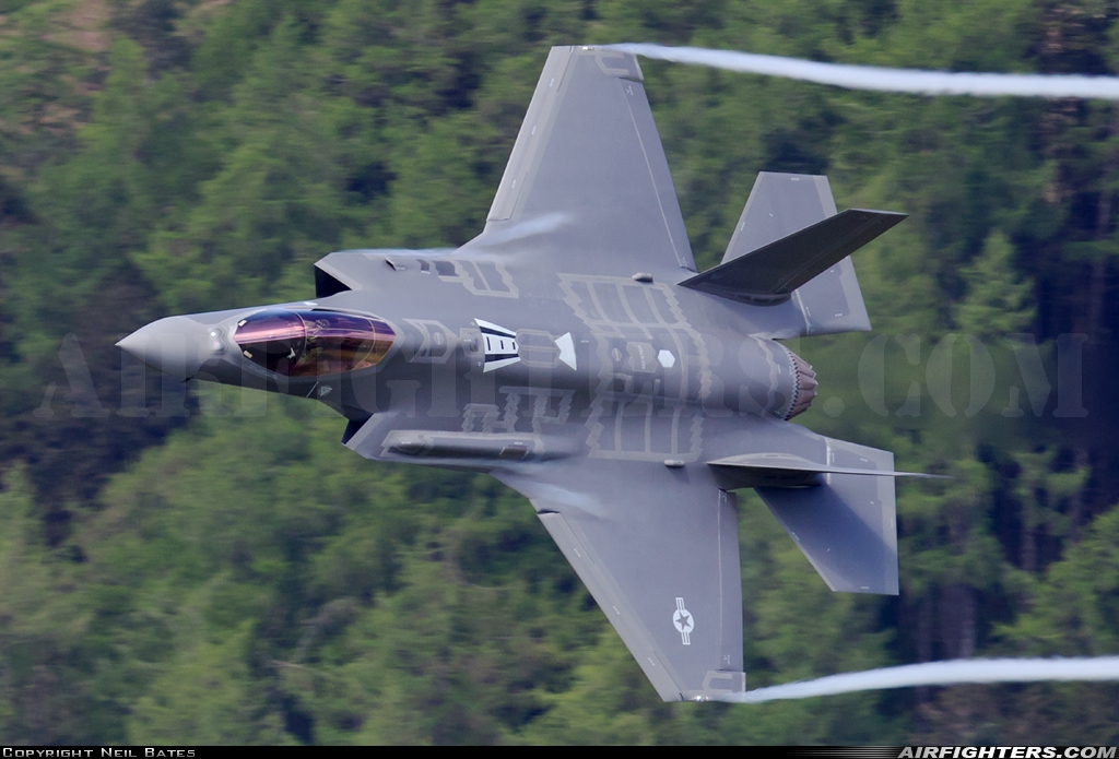 USA - Air Force Lockheed Martin F-35A Lightning II 14-5096 at Off-Airport - Machynlleth Loop Area, UK