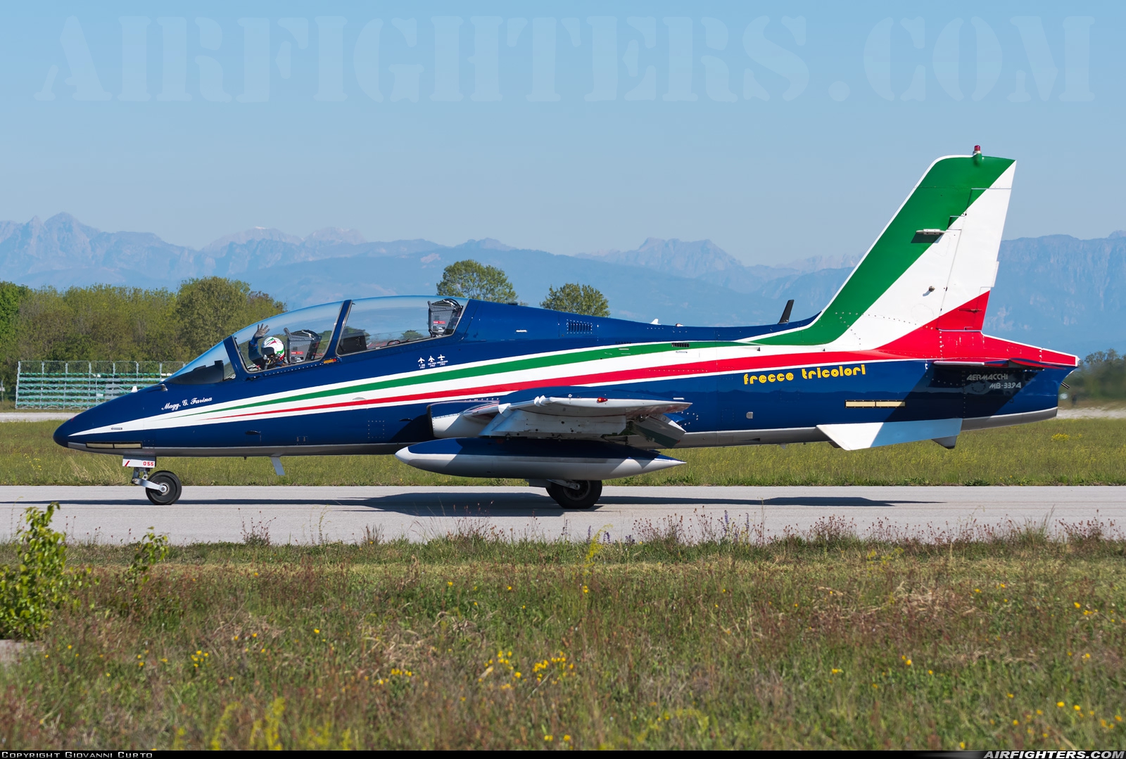 Italy - Air Force Aermacchi MB-339PAN MM55055 at Rivolto (LIPI), Italy