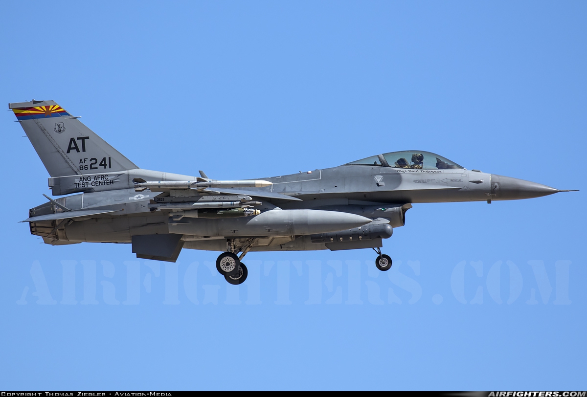USA - Air Force General Dynamics F-16C Fighting Falcon 86-0241 at Tucson - Int. (TUS / KTUS), USA