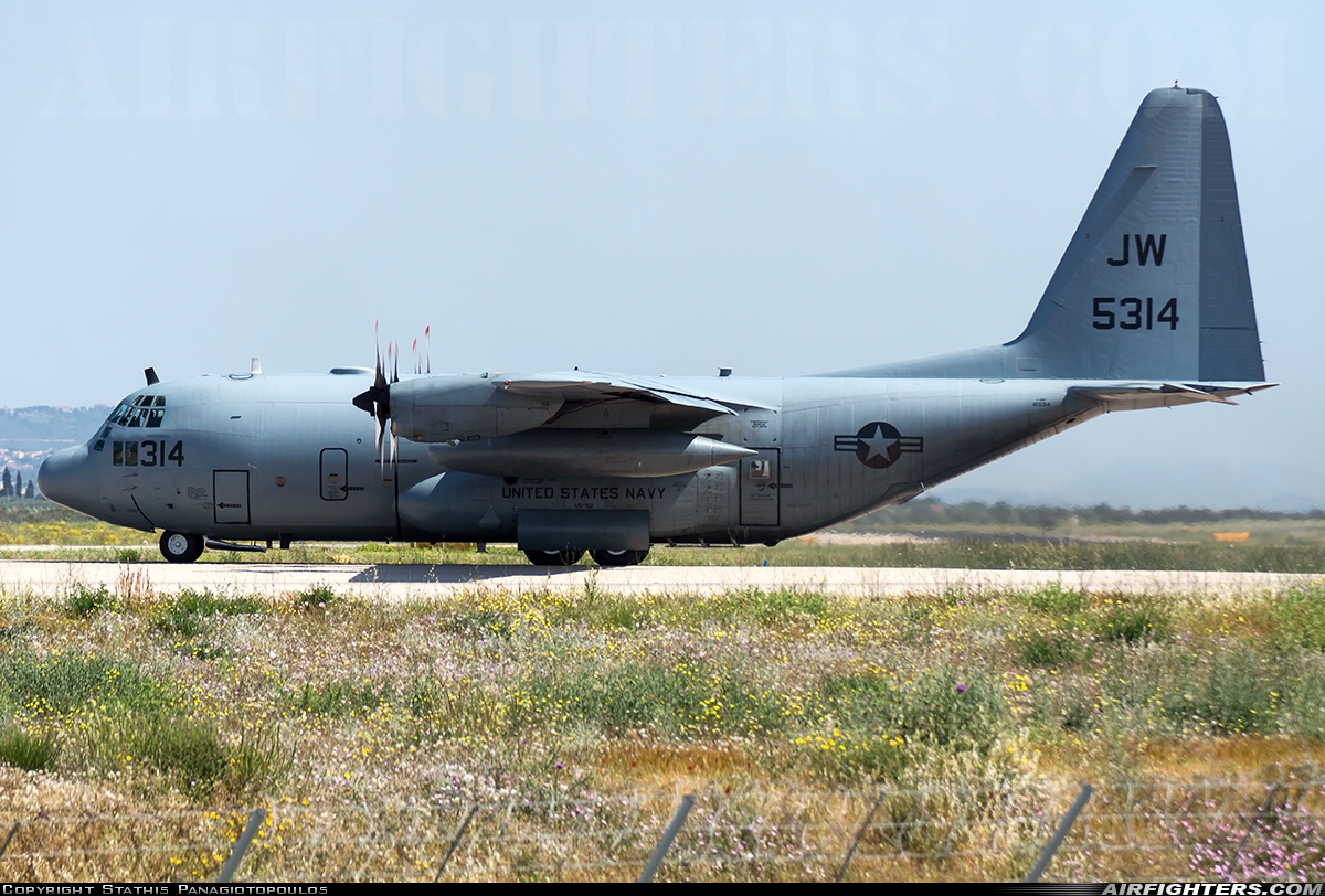 USA - Navy Lockheed C-130T Hercules (L-382) 165314 at Athens - Eleftherios Venizelos (Spata) (ATH / LGAV), Greece