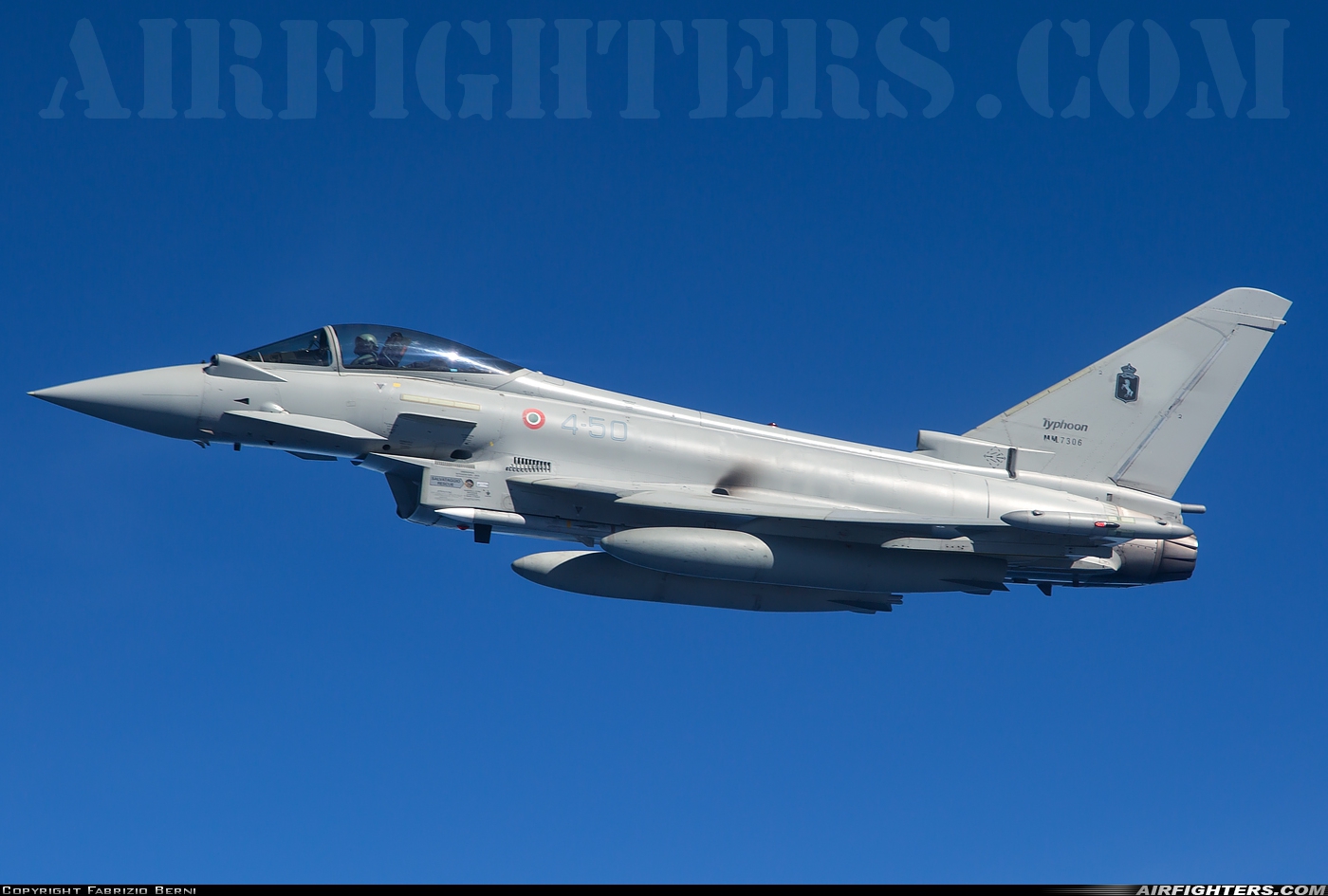 Italy - Air Force Eurofighter F-2000A Typhoon (EF-2000S) MM7306 at In Flight, Italy