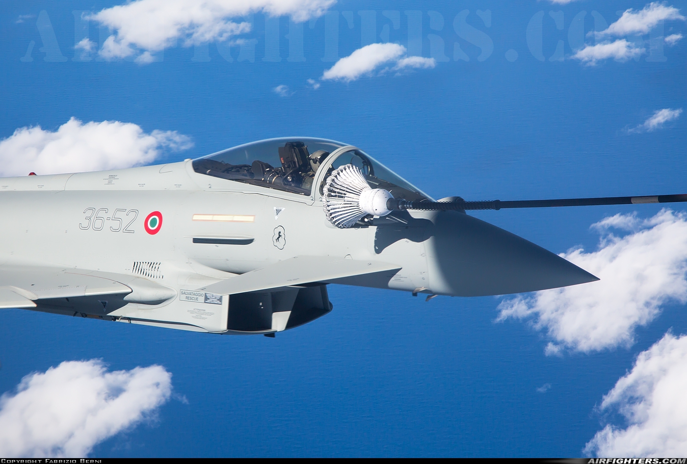 Italy - Air Force Eurofighter F-2000A Typhoon (EF-2000S) MM7343 at In Flight, Italy