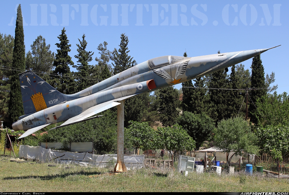 Greece - Air Force Northrop F-5A Freedom Fighter 21218 at Off-Airport - Agia Varvara-Veria, Greece