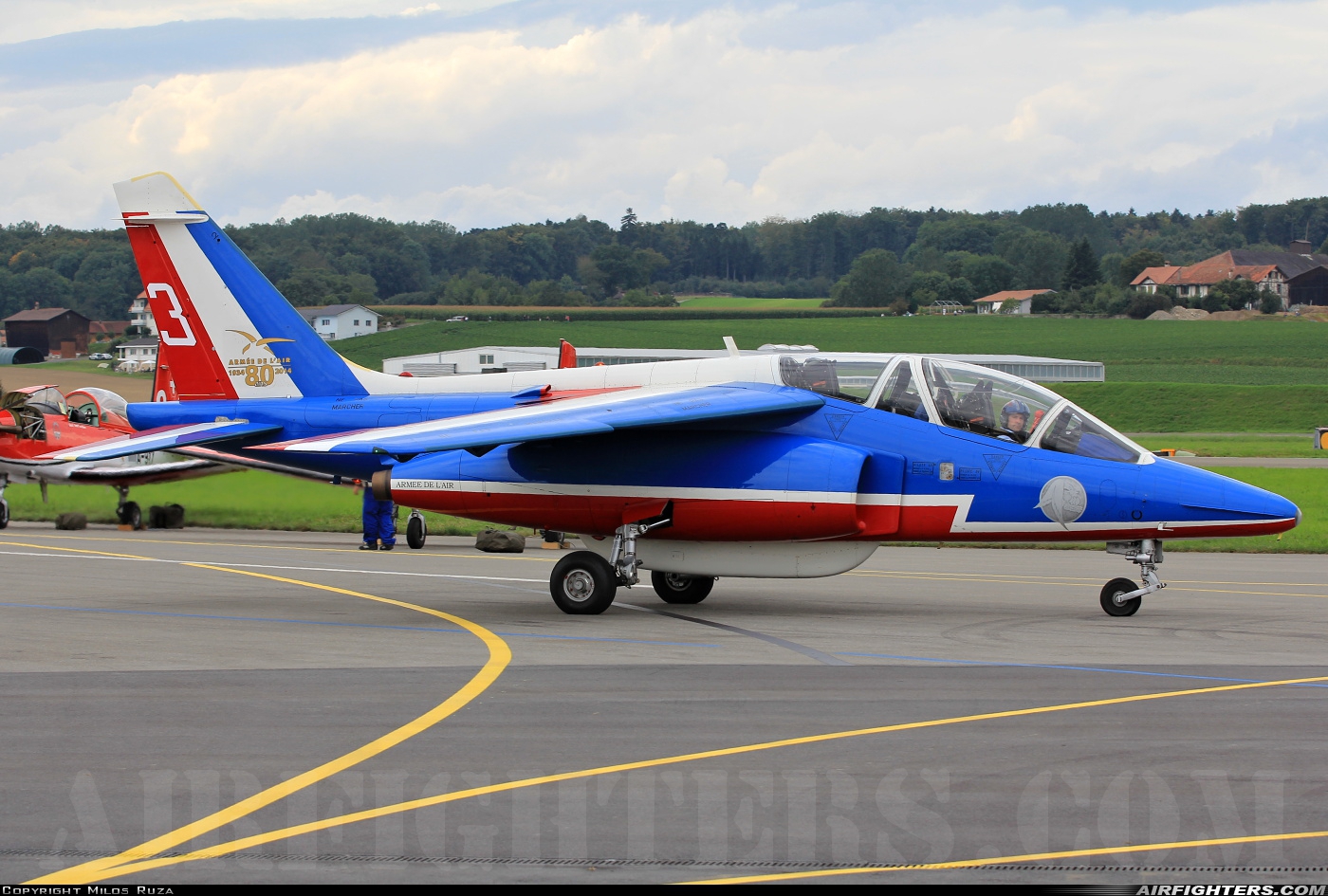 France - Air Force Dassault/Dornier Alpha Jet E E166 at Payerne (LSMP), Switzerland