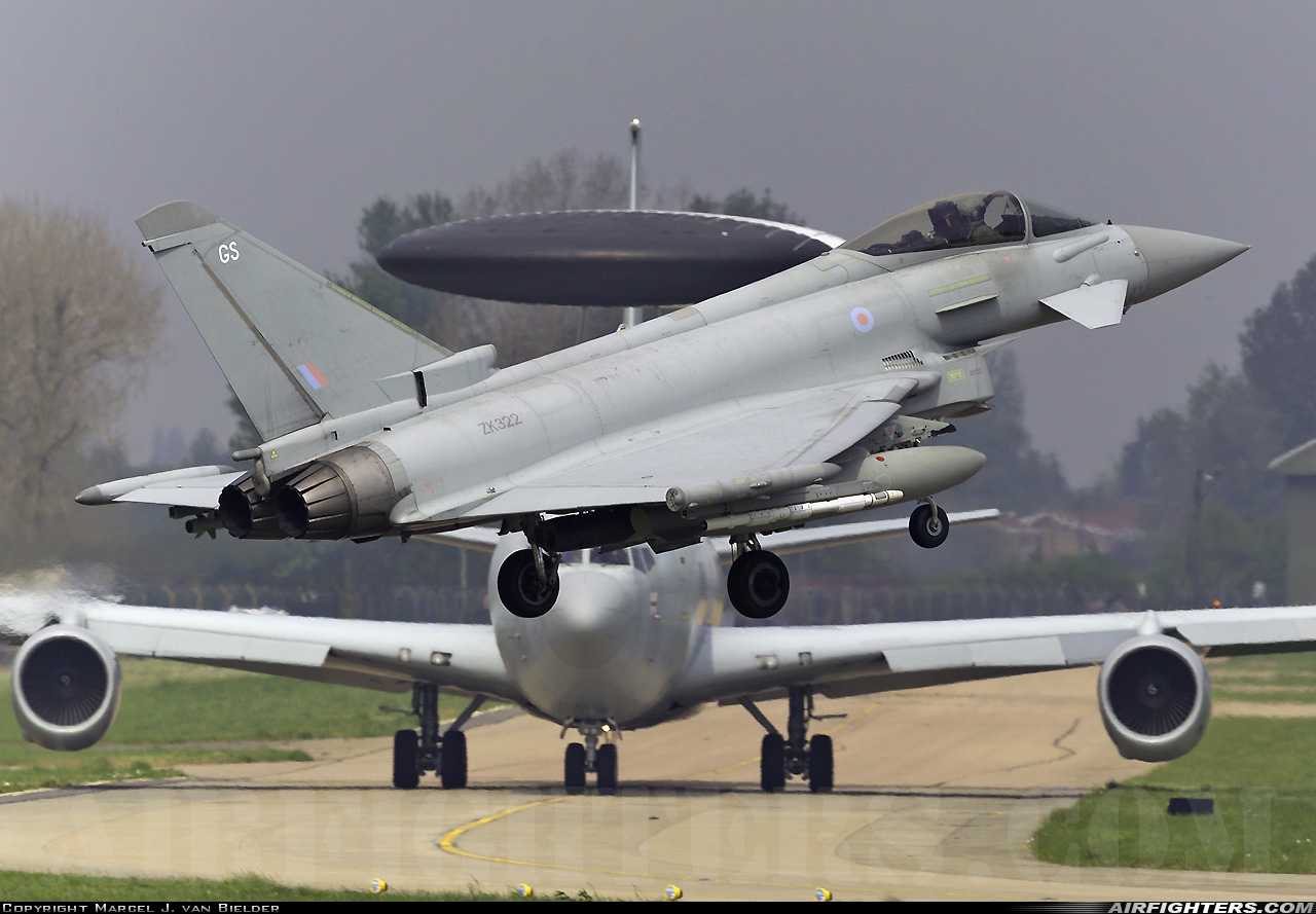UK - Air Force Eurofighter Typhoon FGR4 ZK322 at Coningsby (EGXC), UK