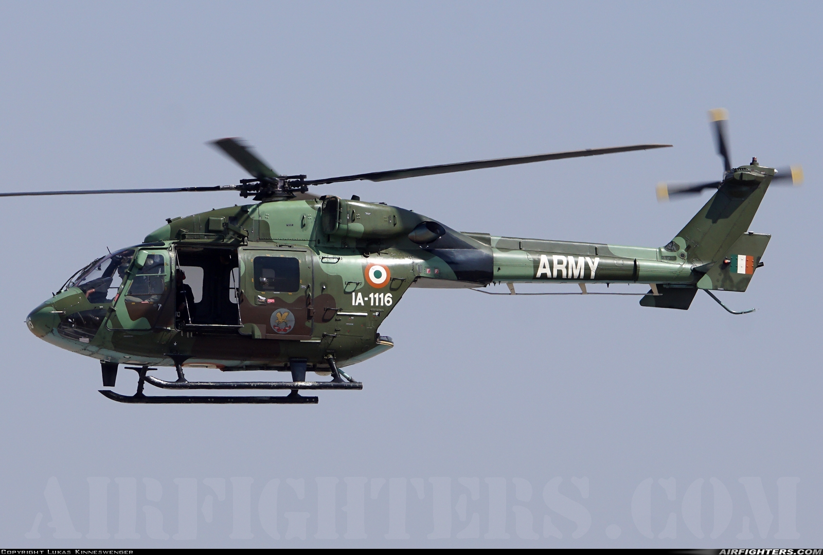 India - Army Hindustan Aeronautics Limited Dhruv Mk.1 IA1116 at Yelahanka (VOYK), India