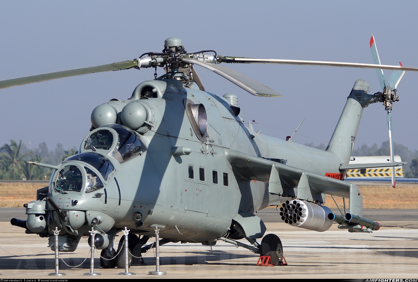India - Air Force Mil Mi-35 (Mi-24V) ZT-3101 at Yelahanka (VOYK), India