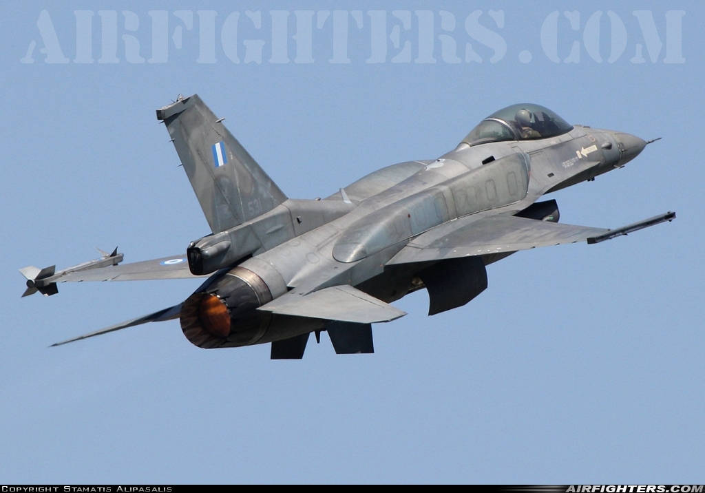 Greece - Air Force General Dynamics F-16C Fighting Falcon 531 at Larissa (LRA / LGLR), Greece