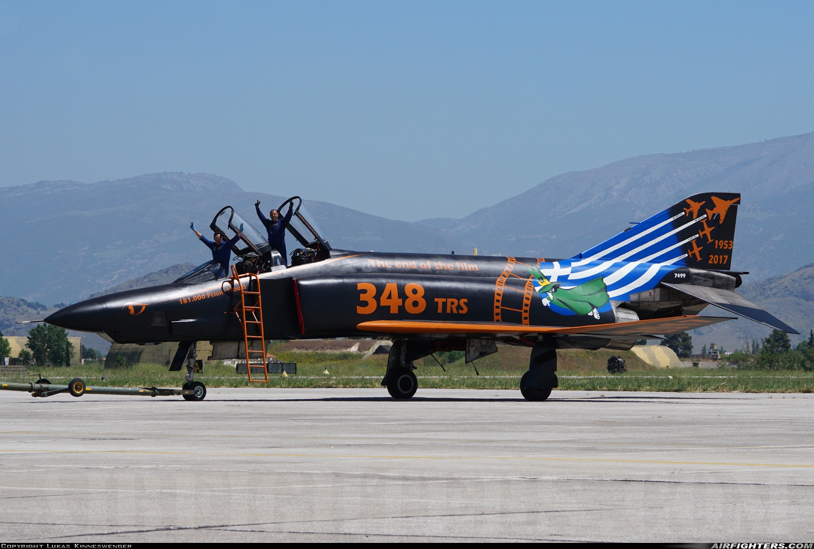 Greece - Air Force McDonnell Douglas RF-4E Phantom II 7499 at Larissa (LRA / LGLR), Greece