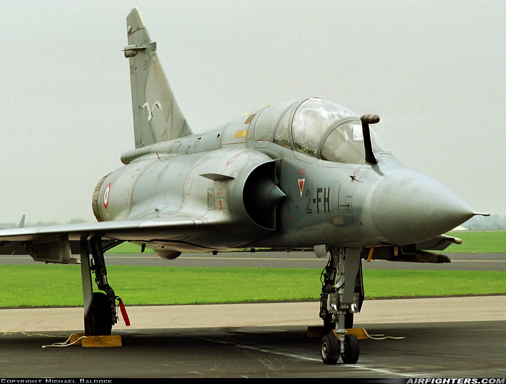 France - Air Force Dassault Mirage 2000B 511 at Mildenhall (MHZ / GXH / EGUN), UK
