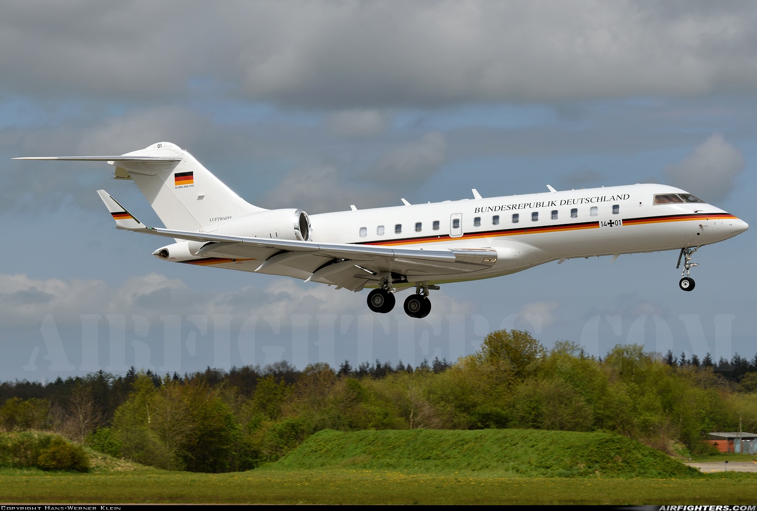 Germany - Air Force Bombardier BD-700-1A11 Global 5000 14+01 at Wittmundhafen (Wittmund) (ETNT), Germany