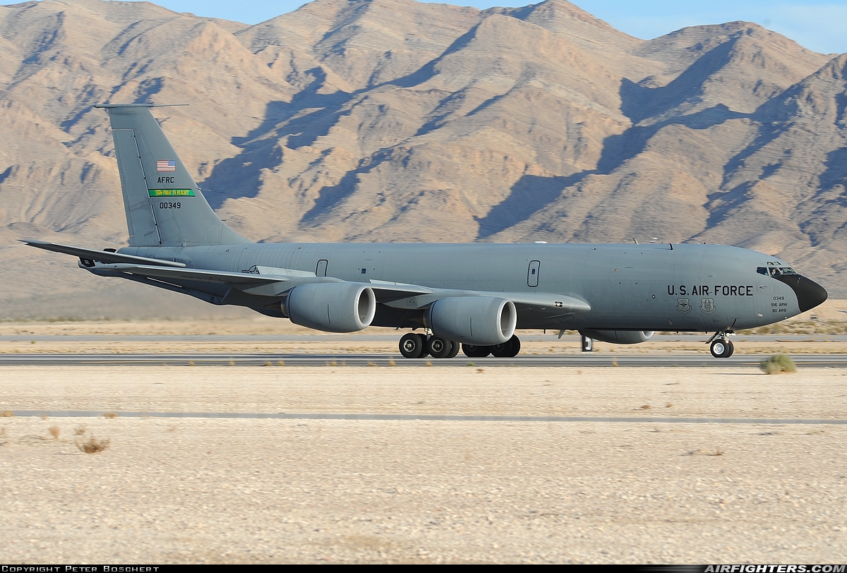 USA - Air Force Boeing KC-135R Stratotanker (717-148) 60-0349 at Las Vegas - Nellis AFB (LSV / KLSV), USA