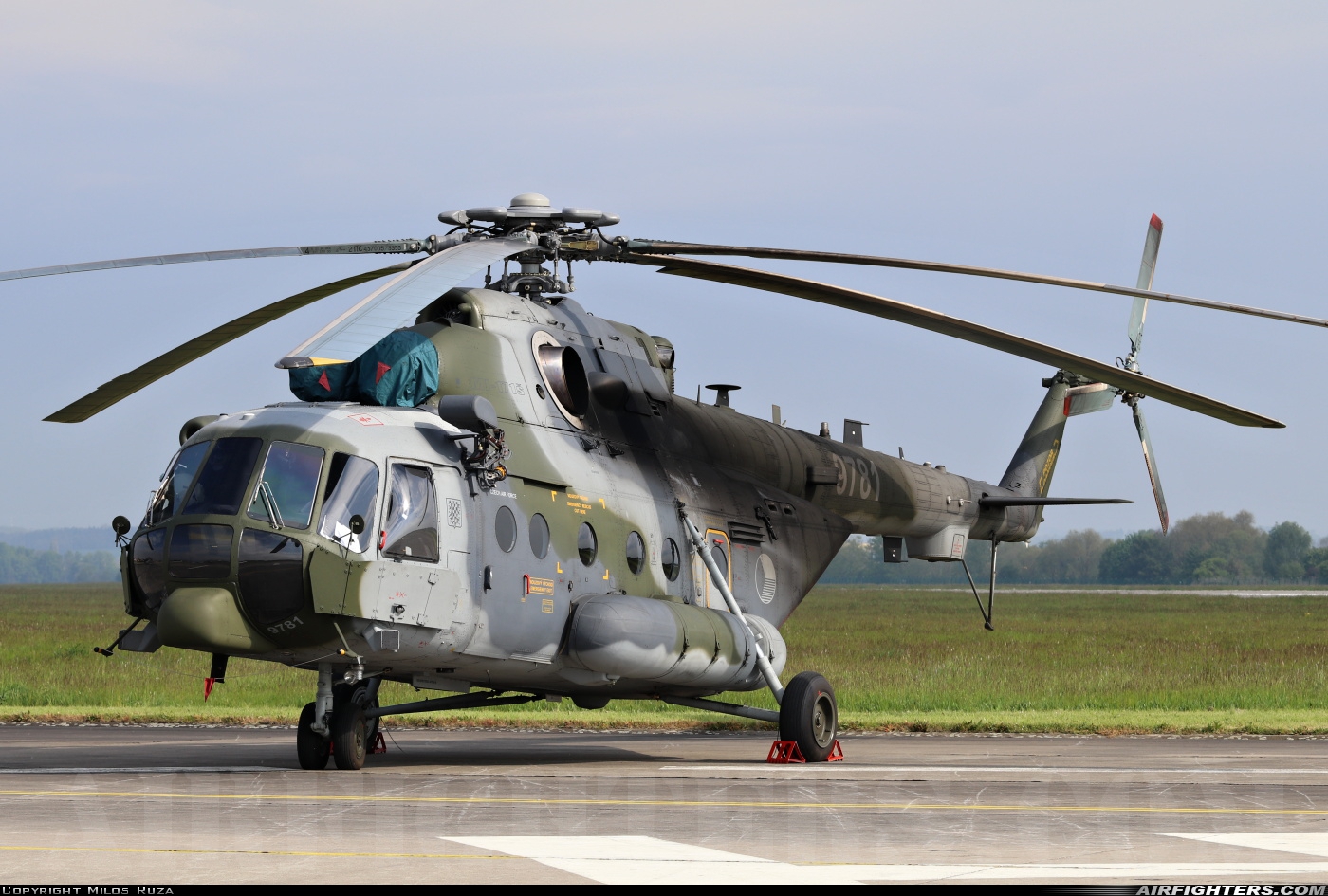 Czech Republic - Air Force Mil Mi-171ShM 9781 at Hradec Kralove (LKHK), Czech Republic