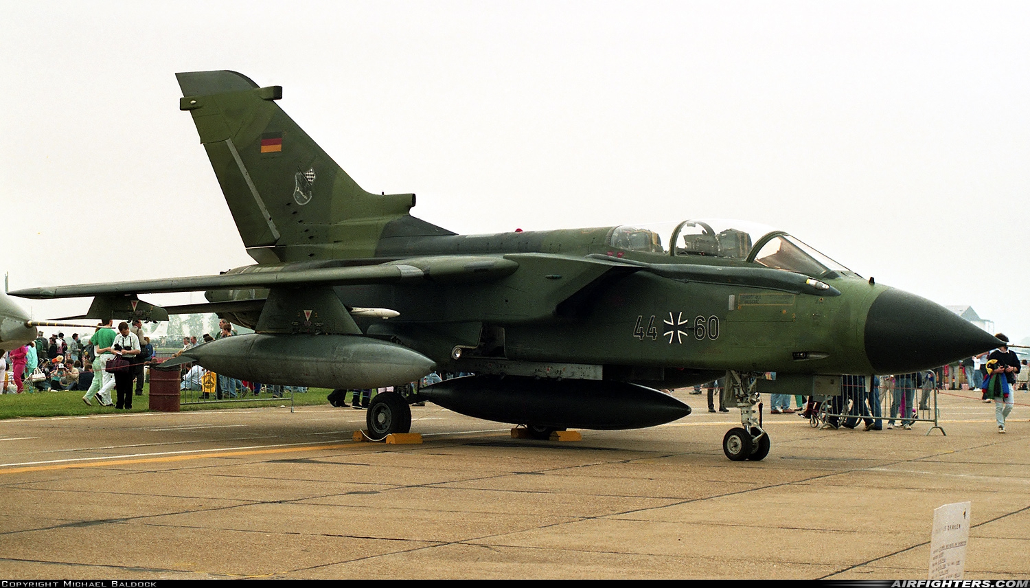 Germany - Air Force Panavia Tornado IDS 44+60 at Mildenhall (MHZ / GXH / EGUN), UK