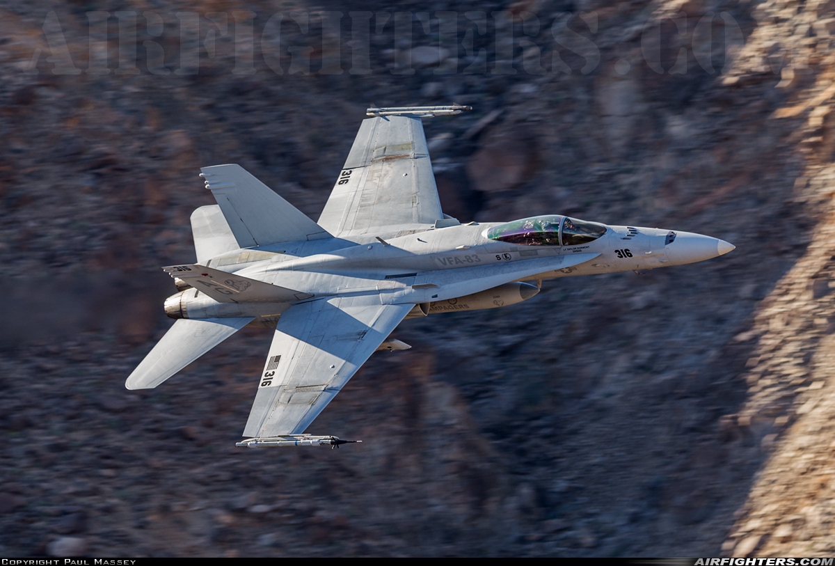 USA - Navy McDonnell Douglas F/A-18C Hornet 164675 at Off-Airport - Rainbow Canyon area, USA