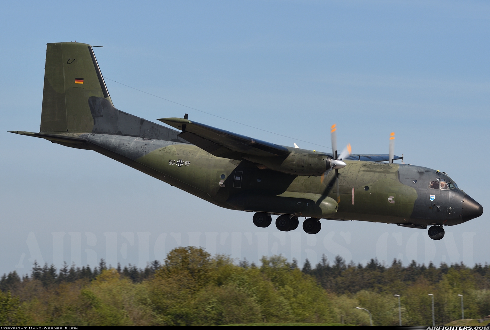 Germany - Air Force Transport Allianz C-160D 50+17 at Wittmundhafen (Wittmund) (ETNT), Germany