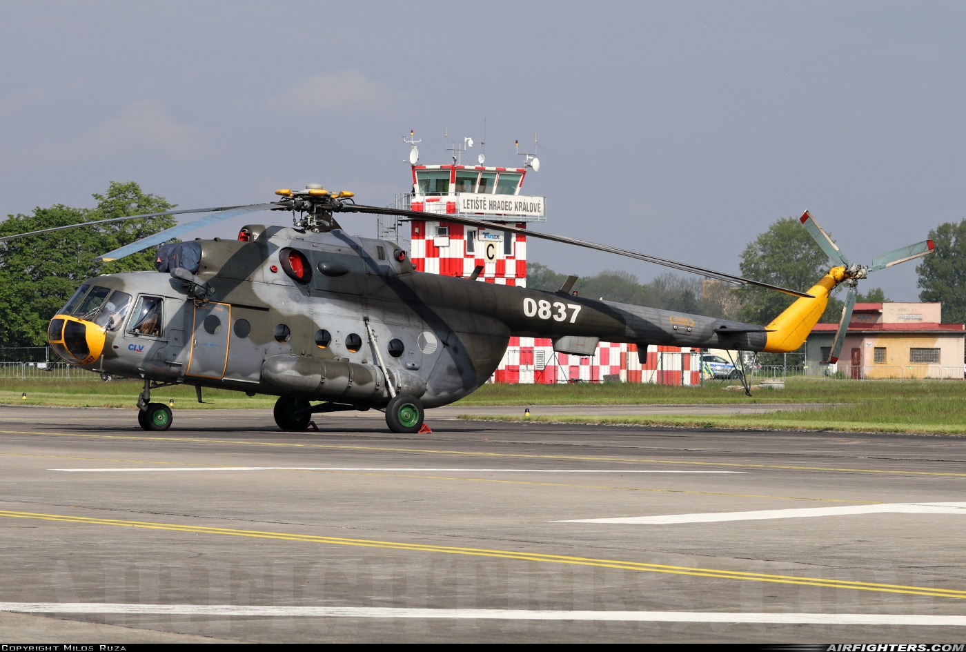 Czech Republic - Air Force Mil Mi-17 0837 at Hradec Kralove (LKHK), Czech Republic