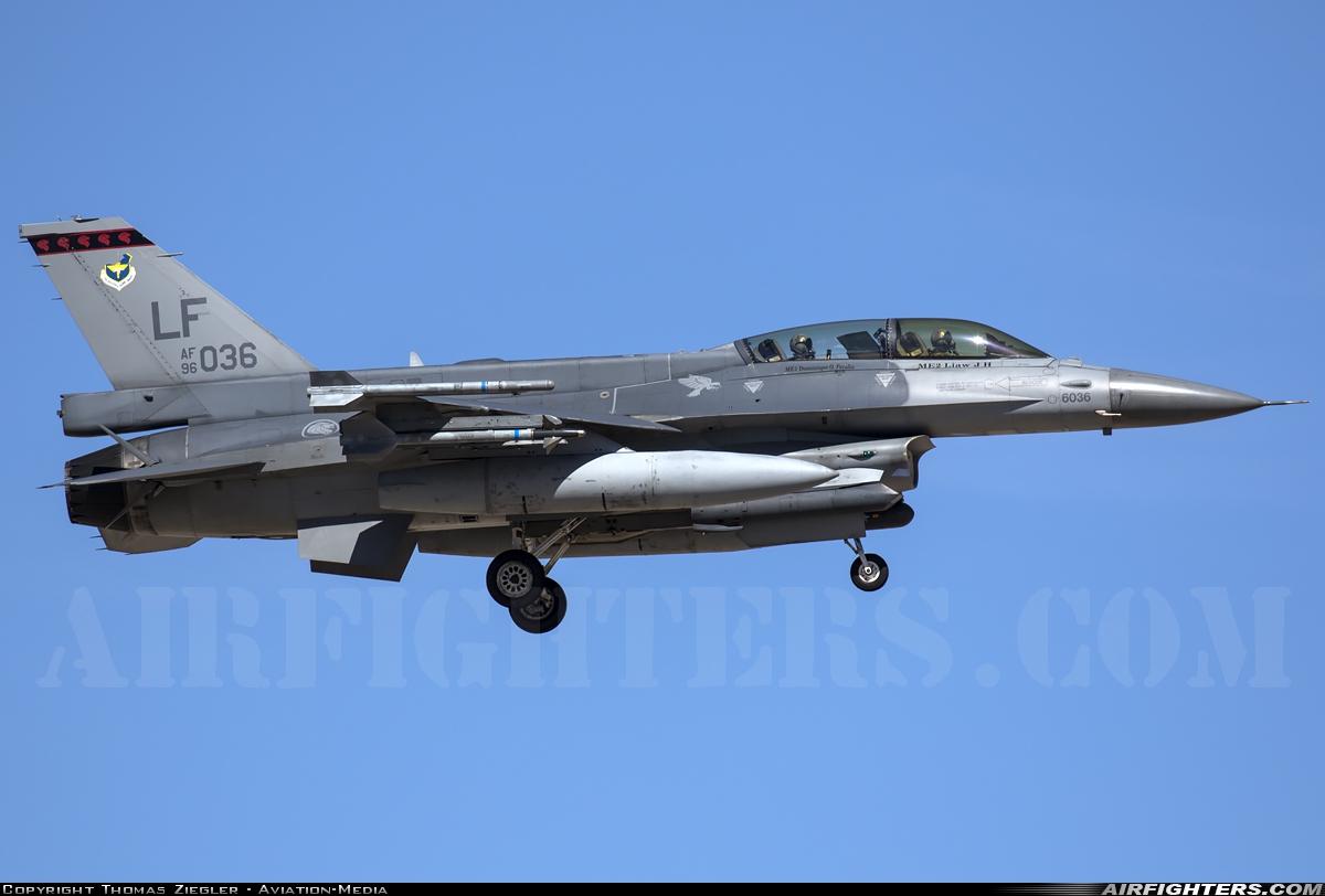 Singapore - Air Force General Dynamics F-16D Fighting Falcon 96-5036 at Tucson - Int. (TUS / KTUS), USA