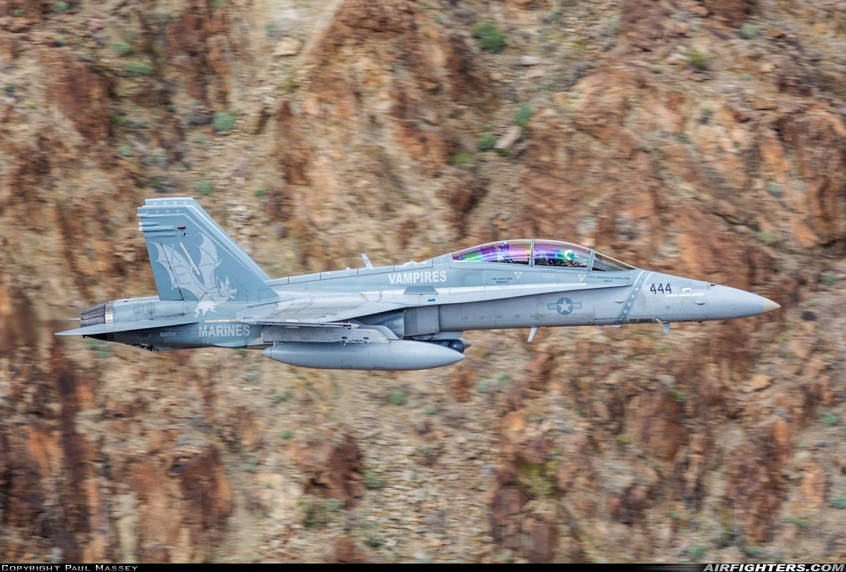 USA - Marines McDonnell Douglas F/A-18D Hornet 164254 at Off-Airport - Rainbow Canyon area, USA