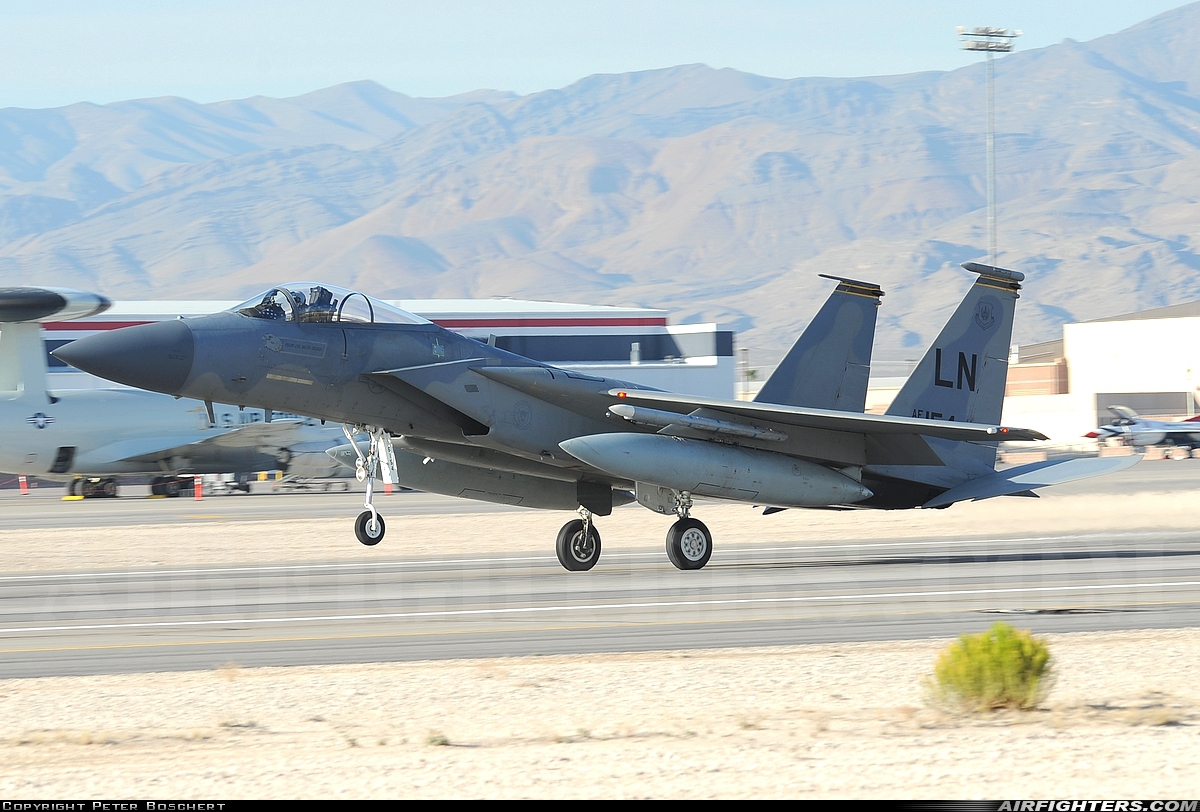 USA - Air Force McDonnell Douglas F-15C Eagle 86-0154 at Las Vegas - Nellis AFB (LSV / KLSV), USA