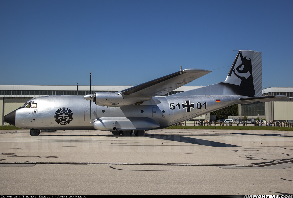 Germany - Air Force Transport Allianz C-160D 51+01 at Landsberg-Penzing (ETSA), Germany