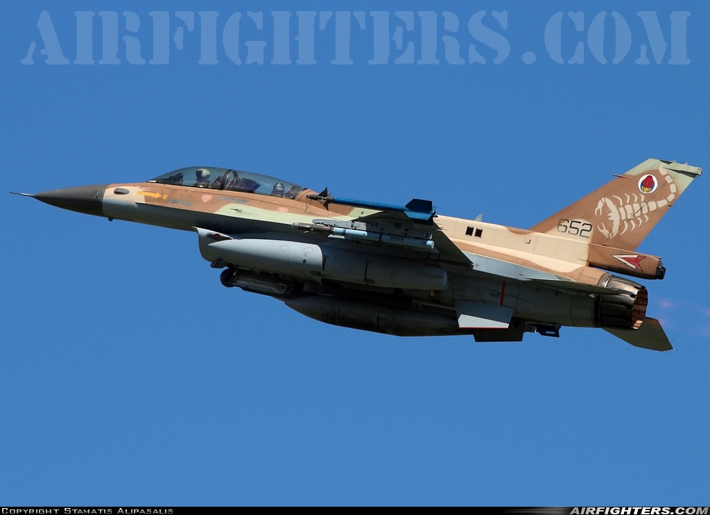 Israel - Air Force General Dynamics F-16D Fighting Falcon 652 at Andravida (Pyrgos -) (PYR / LGAD), Greece