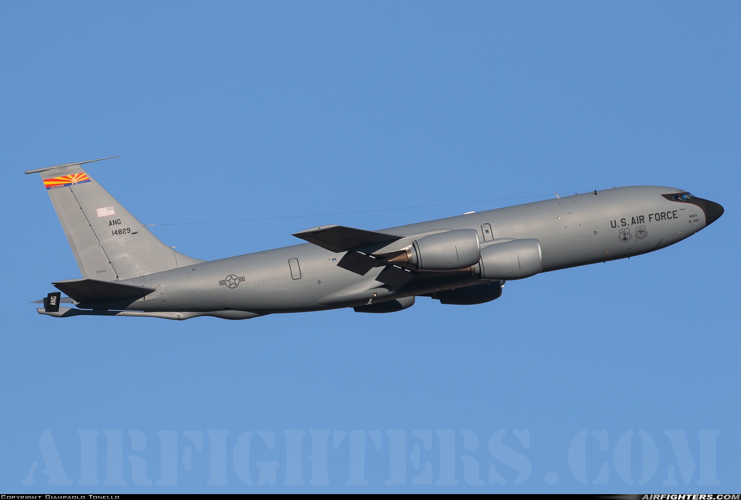 USA - Air Force Boeing KC-135R Stratotanker (717-148) 64-14829 at Aviano (- Pagliano e Gori) (AVB / LIPA), Italy