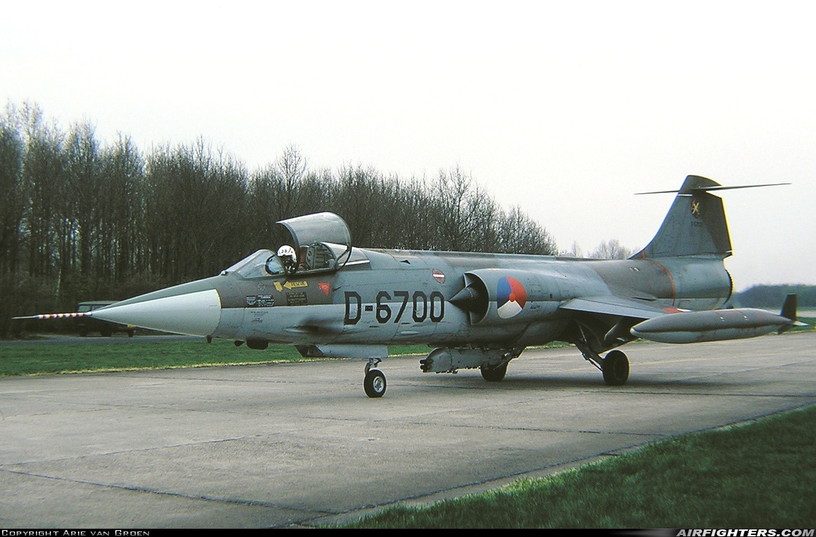 Netherlands - Air Force Lockheed F-104G Starfighter D-6700 at Uden - Volkel (UDE / EHVK), Netherlands