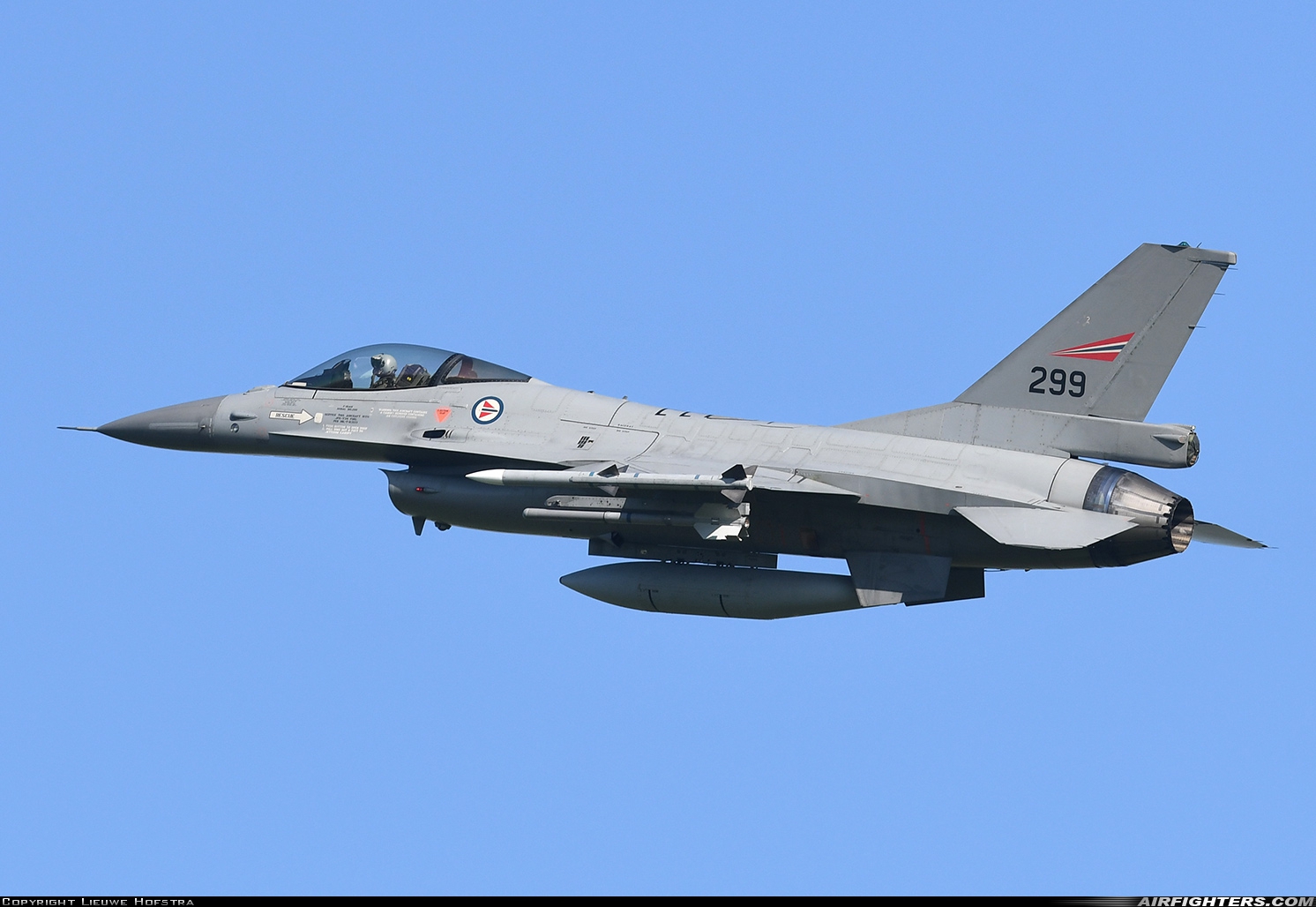 Norway - Air Force General Dynamics F-16AM Fighting Falcon 299 at Leeuwarden (LWR / EHLW), Netherlands