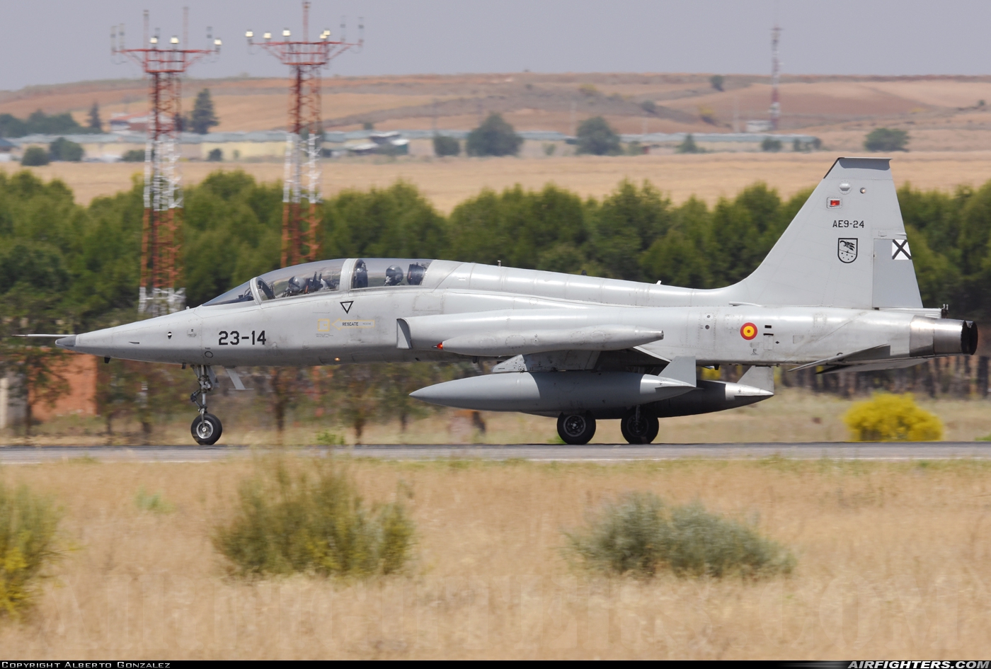Spain - Air Force Northrop SF-5M Freedom Fighter AE.9-24 at Madrid - Torrejon (TOJ / LETO), Spain
