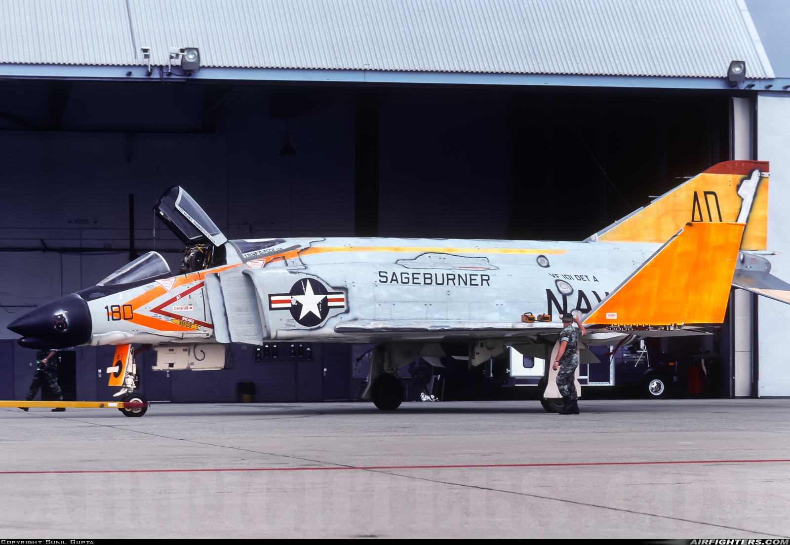 USA - Navy McDonnell Douglas F-4A Phantom II 145307 at Camp Springs - Andrews AFB (Washington NAF) (ADW / NSF / KADW), USA