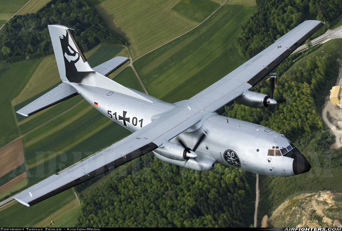 Germany - Air Force Transport Allianz C-160D 51+01 at In Flight, Germany