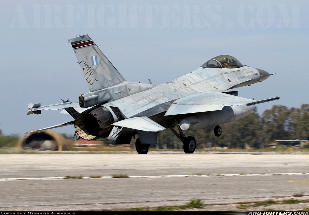Greece - Air Force General Dynamics F-16C Fighting Falcon 072 at Andravida (Pyrgos -) (PYR / LGAD), Greece