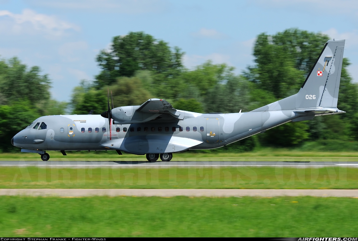 Poland - Air Force CASA C-295M 026 at Neuburg - Zell (ETSN), Germany