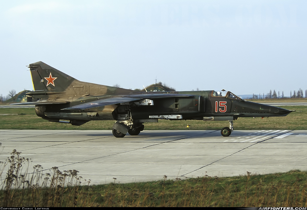 Russia - Air Force Mikoyan-Gurevich MiG-27D Flogger J  at Grossenhain (EDAK), Germany