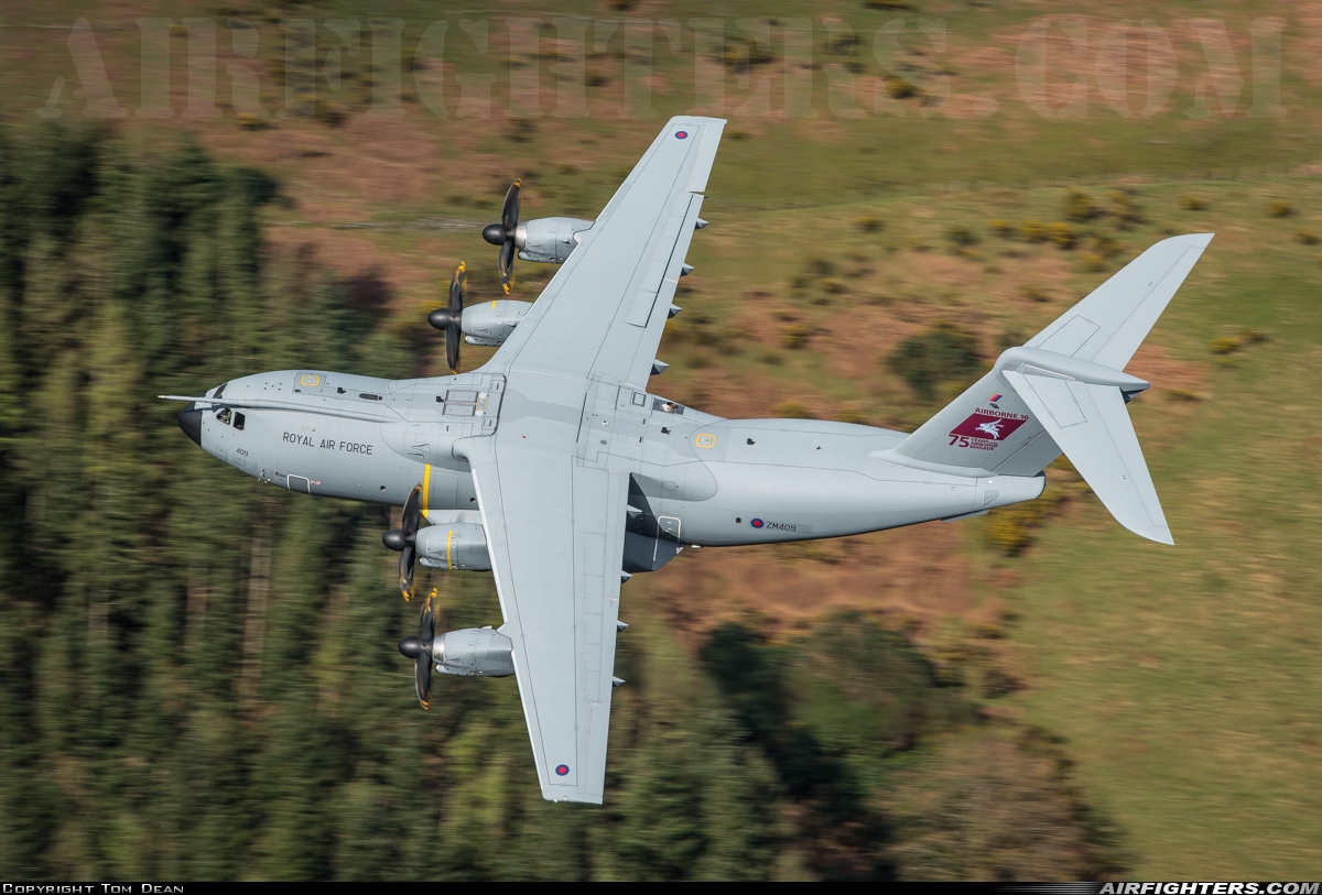 UK - Air Force Airbus Atlas C1 (A400M-180) ZM409 at Off-Airport - Machynlleth Loop Area, UK