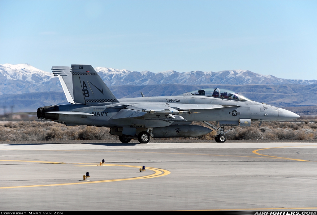 USA - Navy Boeing F/A-18F Super Hornet 166815 at Fallon - Fallon NAS (NFL / KNFL), USA