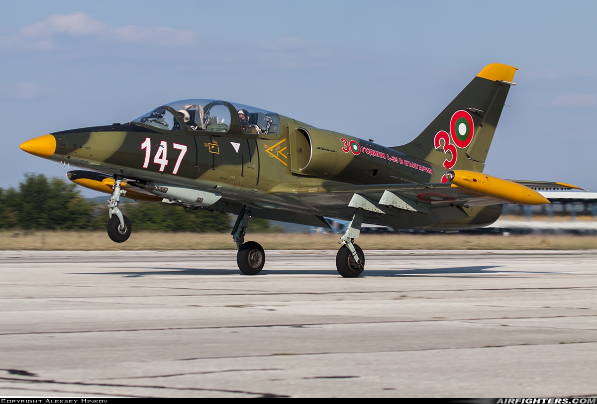 Bulgaria - Air Force Aero L-39ZA Albatros 147 at Dolna Mitropolia (PVN / LBPL), Bulgaria