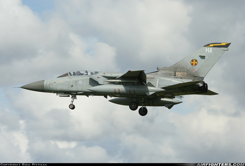 UK - Air Force Panavia Tornado F3 ZE288 at Coningsby (EGXC), UK