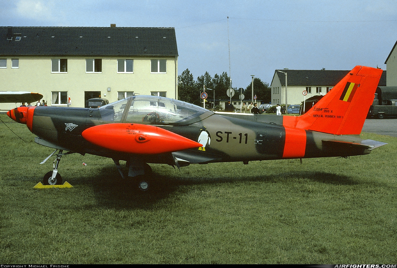 Belgium SIAI-Marchetti SF-260M ST-11 at Butzweilerhof (closed), Germany