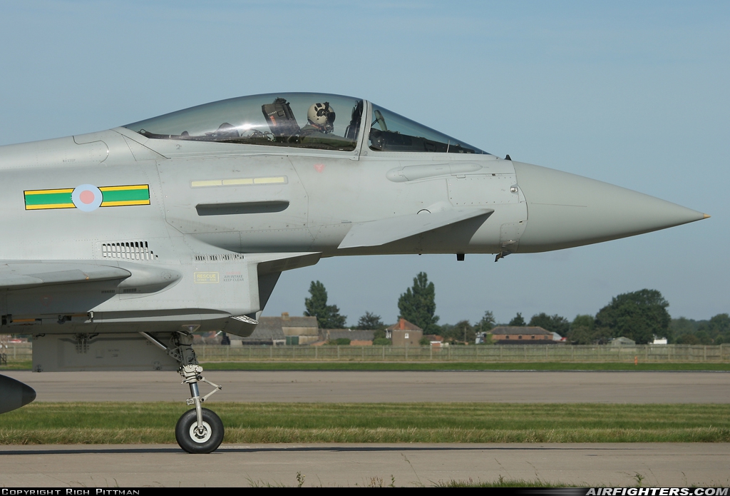 UK - Air Force Eurofighter Typhoon F2 ZJ922 at Coningsby (EGXC), UK